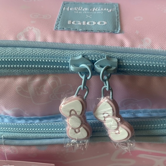 Hello Kitty 9 Can Insulated Bag Igloo Cooler 50th Anniversary NWT - Picture 6 of 10